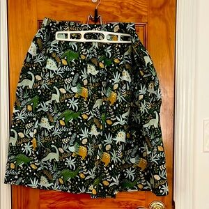 ModCloth dinosaur print skirt
